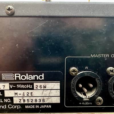 Roland M-12E 12-Channel Line Mixer 1990s - Black Bild 6