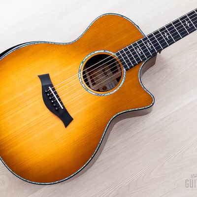 2022 Taylor Custom Grand Auditorium Acoustic Electric Guitar Adirondack Spruce + Mahogany image 1