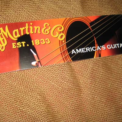 Martin Guitar 2 Logo Stickers Large and Colorful from '90's image 2