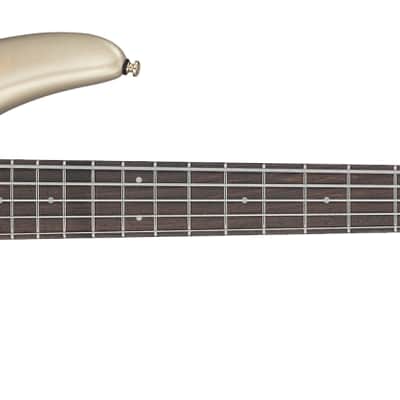 Ibanez SR405EDX 5-String Poplar Burl Electric Bass Guitar, Jatoba Fingerboard, Mars Gold Metallic Burst image 2