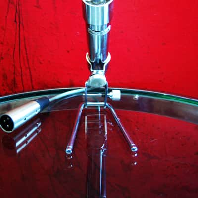 Vintage 1950's Lafayette 99-4522 crystal harp microphone High Z harp mic w accessories Calrad Aiwa Olson Shield prop display repair image 3