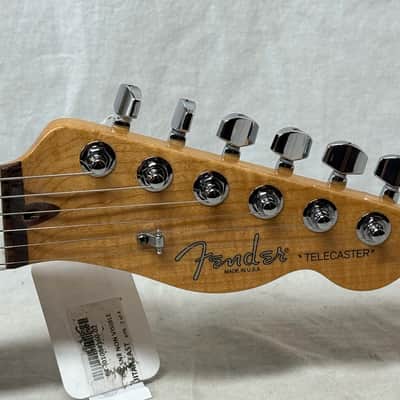Fender 2016 Limited Special Edition American Standard Telecaster Figured Neck Guitar with Case 2015 - Cognac Burst / Rosewood fingerboard image 7