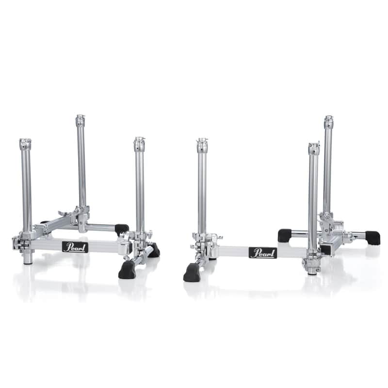 Pearl DR564C Icon Twin Low-Rise Curved Folding Side Racks image 1