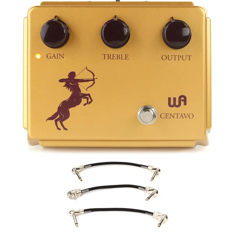Warm Audio Centavo Professional Overdrive Pedal with 3 Patch Cables image 1