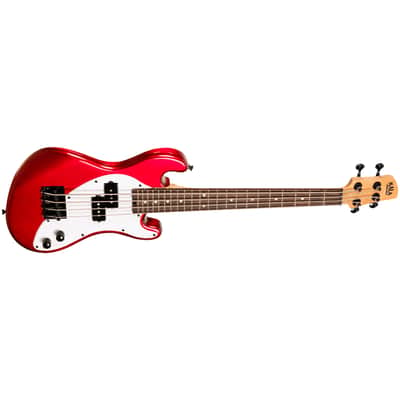Solid Body U-Bass 4 cordes Metallic Red + housse Kala image 3