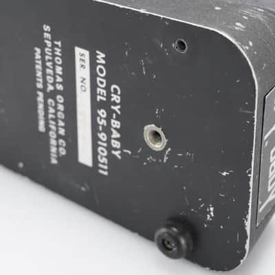 1976 Thomas Organ Co.Cry Baby Model 95-910511 Wah Effect Pedal #51773 image 12