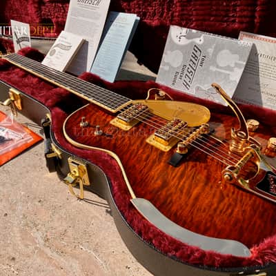 ✮AMAZING✮2023 Gretsch G-6134T GQM Limited Edition PENGUIN✮QUILT FORGE GLOW✮£3899 image 1