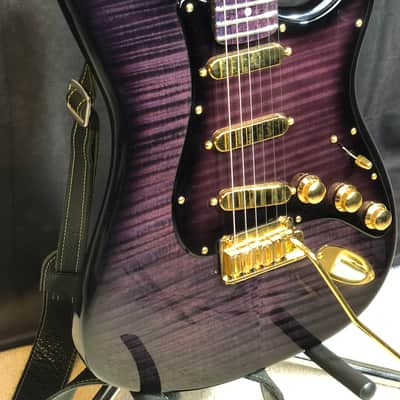 Stratocaster Master Build Custom Shop Yuriy Shishkov  New Old Stock Purple Trans - #1 of 1 image 3