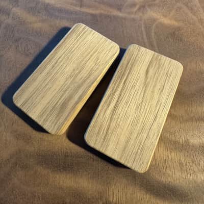 Guilford Black Limba Humbucker Pickup Cover Set image 1