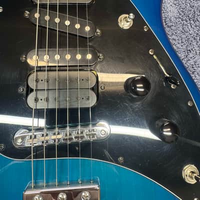 Ernie Ball Music Man Steve Morse 2005 - Translucent Blue image 7