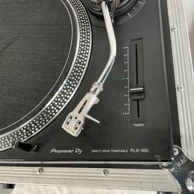 Pioneer PLX-500-K Direct Drive DJ Turntable 2010s - Black - w/ Road Case image 6