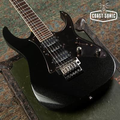 2007 Ibanez J.Craft Prestige RG2550E-GK Made in Japan, Fujigen, Galaxy Black, w/hard case image 6