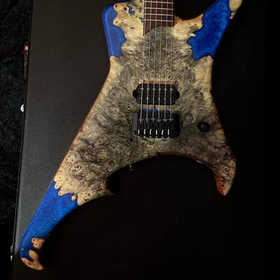 TWS (TW Smith) Guitars Spitfire Baritone Buckeye Burl Warrior image 21