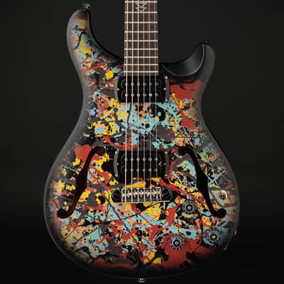 PRS SE Ed Sheeran Cosmic Splash Hollowbody Baritone Limited Edition with Gig Bag image 1