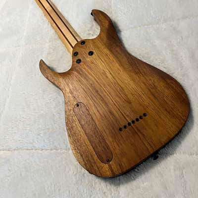 Custom Ibanez 7 String 25.5" Scale w/ Australian "Koa" aka Tasmanian Blackwood Body In Great Condition image 8