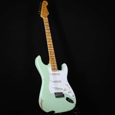 Fender Custom Shop Limited Edition Fat '54 Stratocaster Relic/ Closet Classic Hardware- Super Faded Aged Surf Green 2024 (LXX0565) image 13