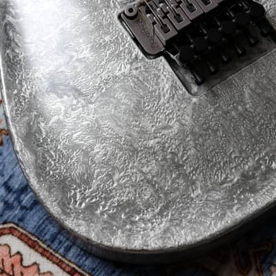 ESP MIJ Original Horizon 1 Limited Edition "Liquid Metal Silver + Ebony" (2025) image 12