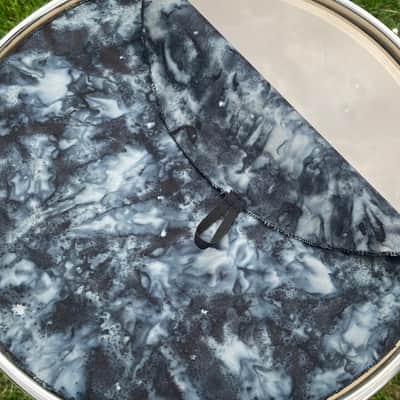 13" single layer Drum Bunny cotton drum cover - dampener - partial mute - compare to Drum Tortillas - Quesadilla - Big Fat Snare image 4