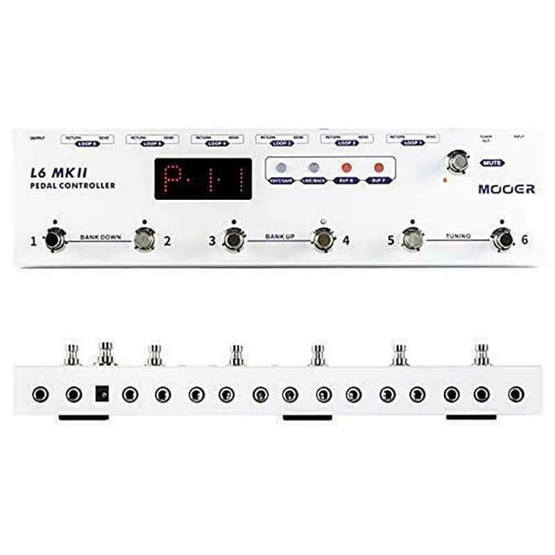 MOOER Pedal Controller L6 MKII Programmable 6 Channel Loop Switcher Comander image 1