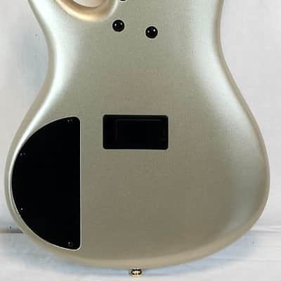 Ibanez SR400EPBDX SR Standard Bass, Poplar Burl Top, Mars Gold Metallic Burst image 13
