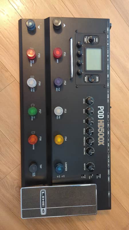 Line 6 POD HD500X Multi-Effect and Amp Modeler 2012 - 2015 - Black image 1