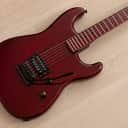 1984 ESP The Mirage Standard Superstrat Vintage Electric Guitar Transparent Cherry Red, Japan