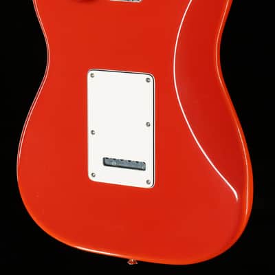 Fender Limited Edition Player Stratocaster HSS Maple Fingerboard Fiesta Red with Matching Headstock (345) image 2