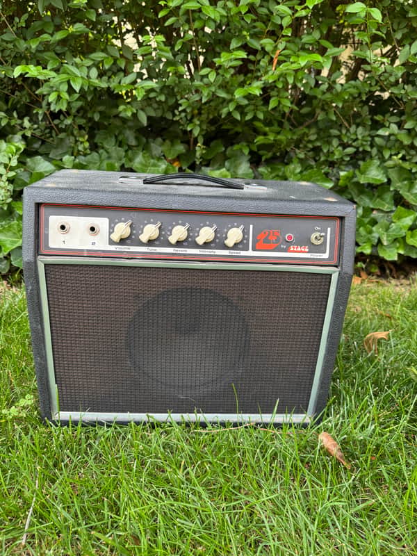 Univox/Unicord Stage 25 Combo 1974-1978 - Black image 1