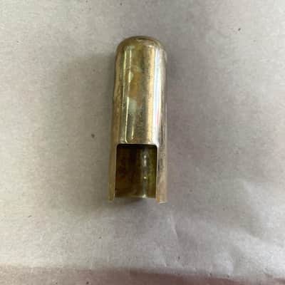 Used Otto Link Super ToneMaster 9* Metal Eb Alto Sax Saxophone Mouthpiece with Cap & Ligature Made in the USA image 2