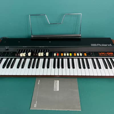 Roland VK-09 61-Key Electronic Organ 1980s - Black image 2