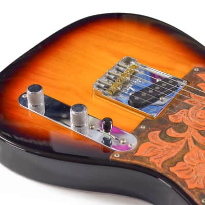 Fender American Professional Telecaster - Custom Leather Pickguard - 2-Color Sunburst image 6