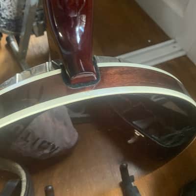 Deering Eagle II 5-String Banjo 2012- w Kavanjo Pickup and custom painted head image 7
