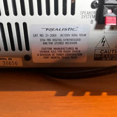 Vintage Realistic STA-785 AM/FM Stereo Receiver with Phono Input. Tested! Vintage Realistic STA-785 AM/FM Stereo Receiver with Phono Input. Tested! image 3