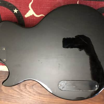 2004 Epiphone Les Paul Junior Electric Guitar Loaded Black Body image 3