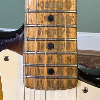 ORIGINAL 1957 Fender Stratocaster - Sunburst w/ OHSC Vintage - SEE VIDEO image 8
