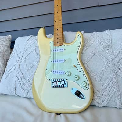 1989 Squier II Stratocaster MIK E9 | Proper Passive™ Electronics | Vintage White | Boutique image 5