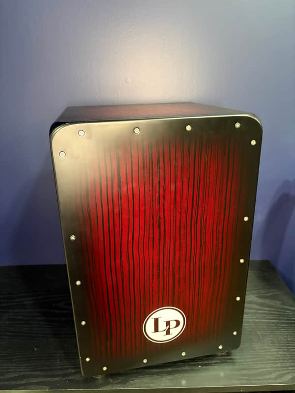 Latin Percussion LPA1332-DWS Aspire Accents Cajon 2010s - Dark Wood Streak image 1