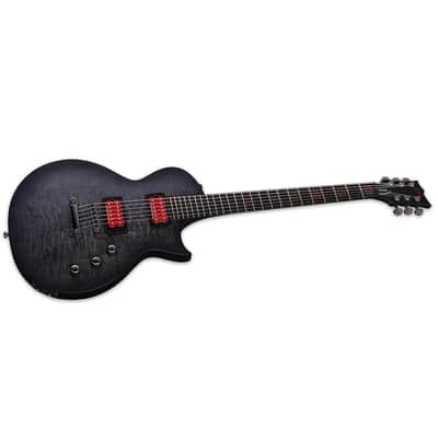 ESP LTD BB-600 Baritone Ben Burnley Signature - See Thru Black Sunburst Satin image 4