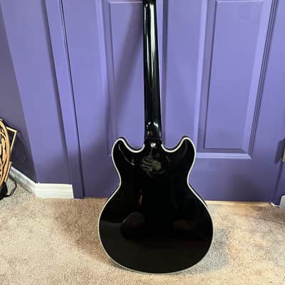 D'Angelico D'Angelico Premier Mini DC Electric Guitar Black - LOWEST PRICE ON REVERB - JUST $525 + ZERO SHIPPING image 3