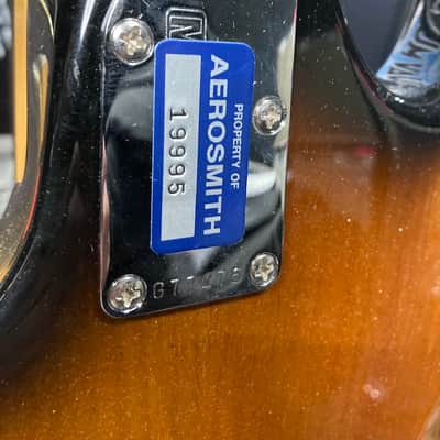 Music Man Brad Whitford’s Aerosmith, Stingray, Guitar, Signed! Authenticated! (BW2 #28) - Sunburst image 3