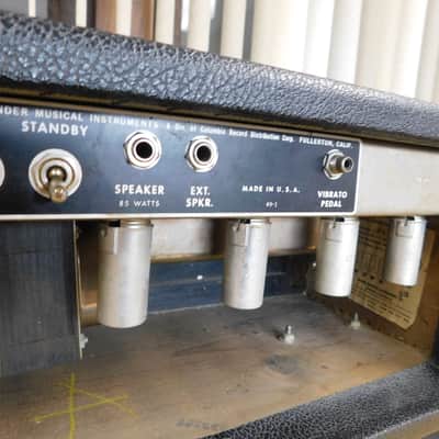 Fender Showman Head - Tremolo 1965 - Black image 7
