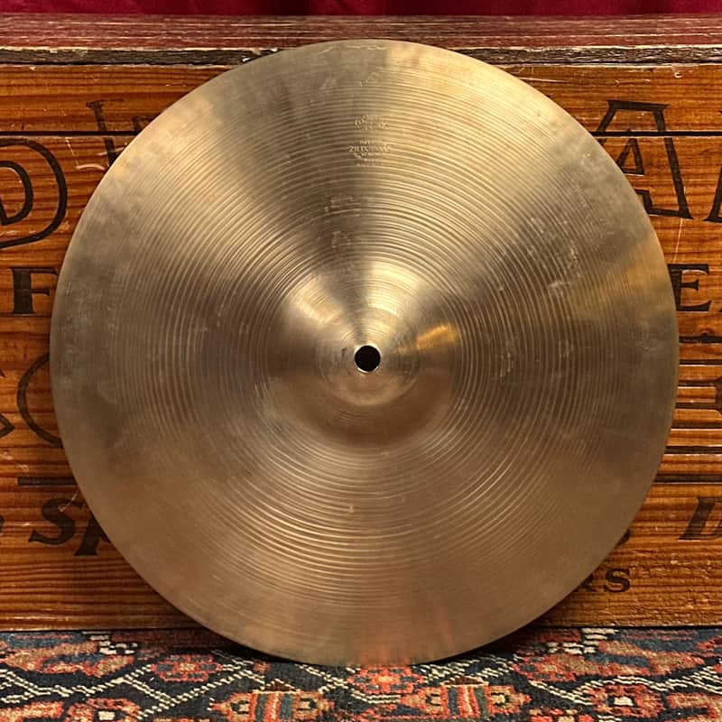 13" Zildjian A 1940s-50s Trans Stamp Crash / Hi-Hat Single Cymbal 442g *Video Demo* image 1