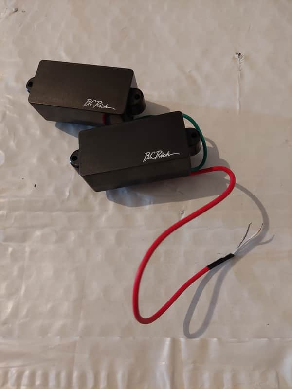 BC Rich Brand Precision Bass pickups Covered for Warlock Widow Beast image 1
