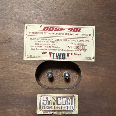 Bose 901 Series II Direct/Reflecting Loudspeaker System image 4