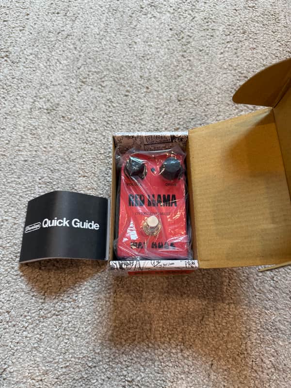 Way Huge WM23 Smalls Red Llama Overdrive MkIII 2022 - Present - Red image 1