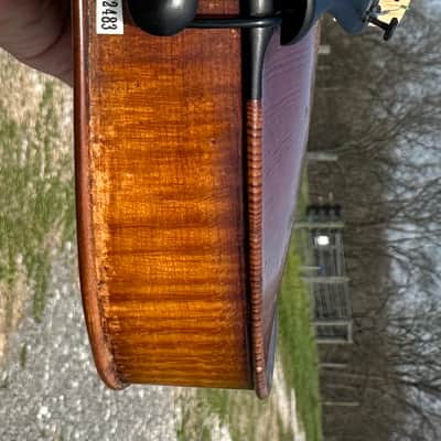 Old Violin labeled “Friedrich August Glass” 4/4 image 12