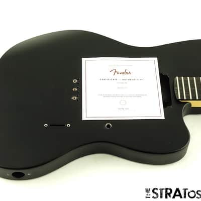 Fender American USA Jim Root Jazzmaster BODY + NECK Mahogany Ebony Flat Black image 3