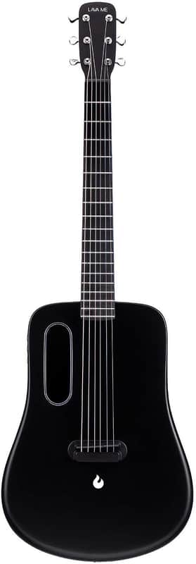LAVA Music LAVA ME 2 Carbon Fiber Guitar, Black W/ built in effects/speaker  "Authorized Dealer" image 1