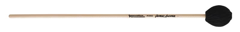Innovative Percussion Soft Marimba Mallets - Black Yarn - Birch James Ancona Series Indoor/Outdoor Marching Keyboard Mallets image 1