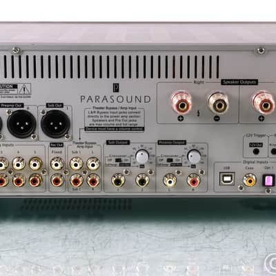 Parasound Halo Hint 6 Stereo Integrated Amplifier; MM / MC Phono; Remote image 5